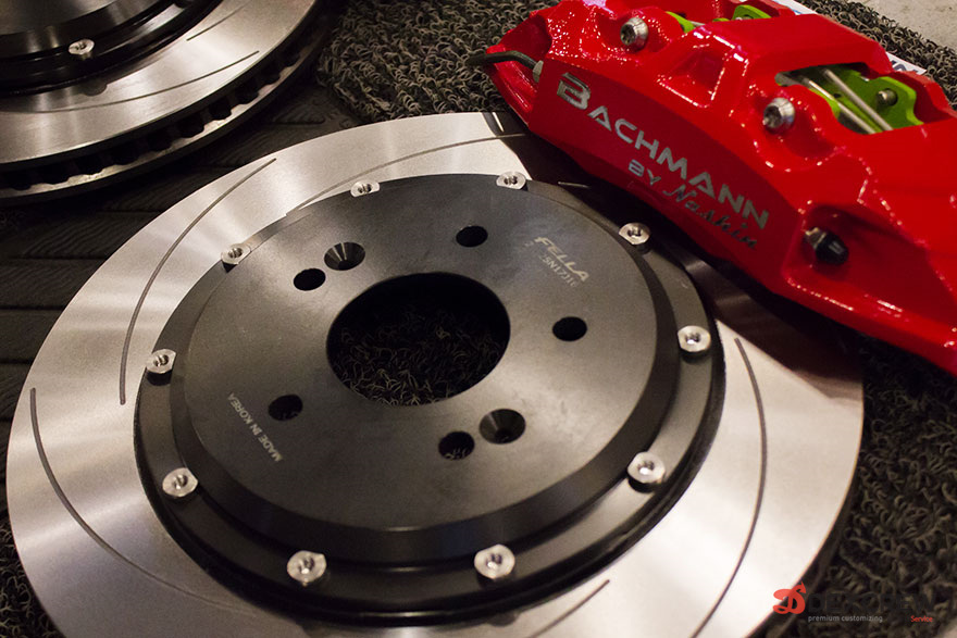 Nashin 4P Front Brake Caliper & Disc Rotor